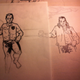 Illustration for article titled How we drew Hellboy hanging out with Edgar Allan Poe at a bar